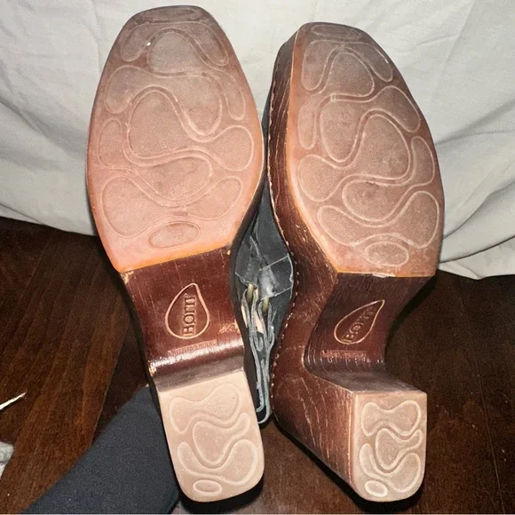 Born Hudson Slingback Clogs | black real leather - Picture 13 of 16